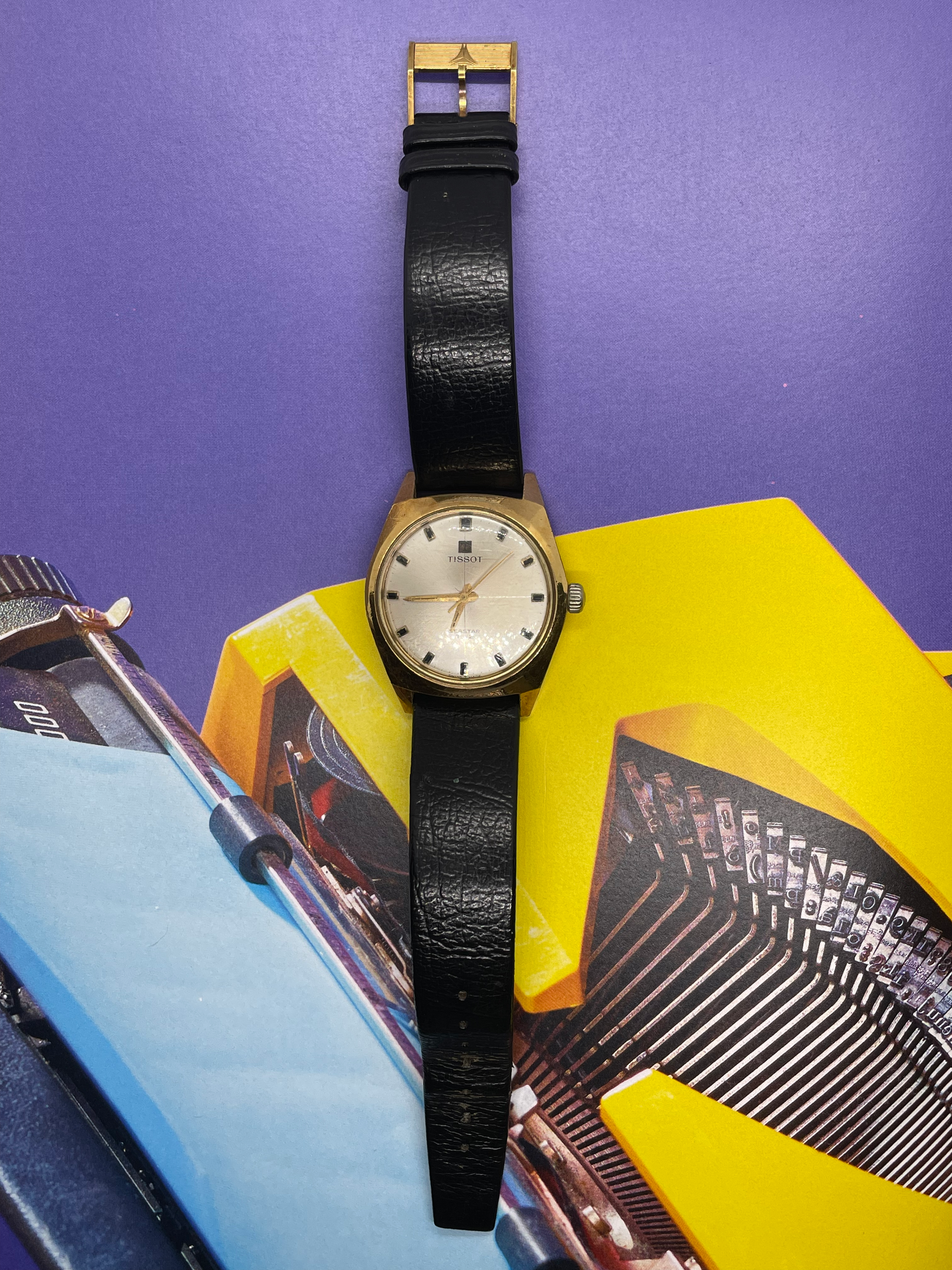 Montre Bracelet Plaquée Or au Design Épuré – Mouvement Mécanique Tissot 781